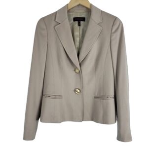 Escada vintage wool tan blazer jacket